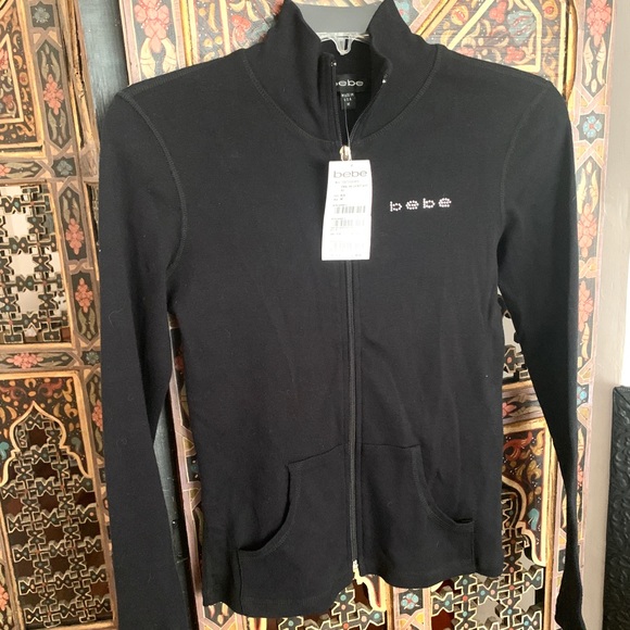 bebe Tops - NWT bebe ✨ lightweight zip up (with tags!)
